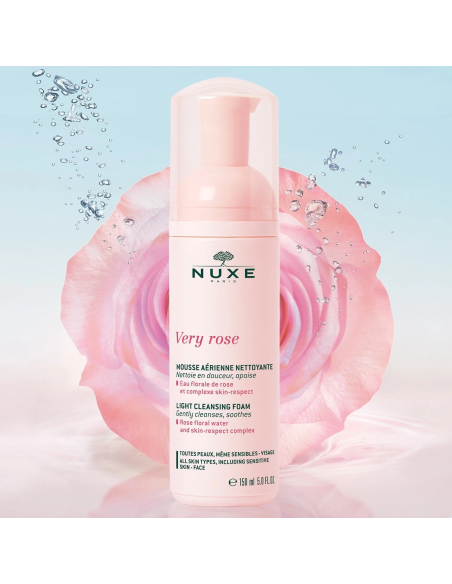 Nuxe Very Rose Cleansing Foam 150ml - TheBeautyCool