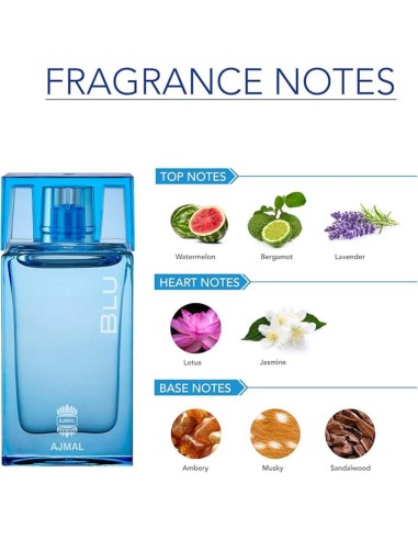 Ajmal Blu Men Edp 90ml - TheBeautyCool